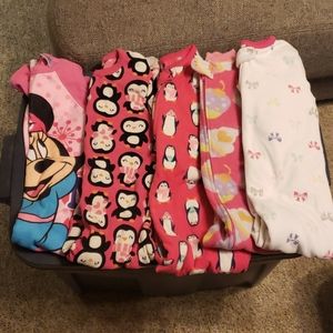 3T footed pajamas